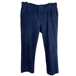 Polo Ralph Lauren Christmas Navy Corduroy Pants 38x32 Stretch Classic Fit Preppy